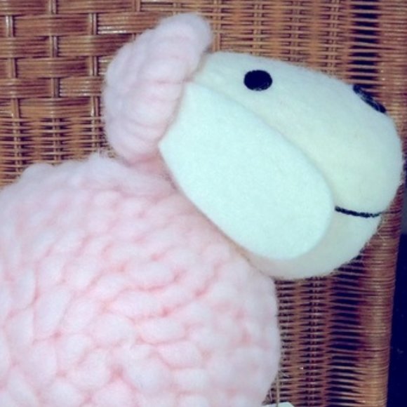 Cotton And Co sheep lamb Plush toy pink - Picture 3 of 5